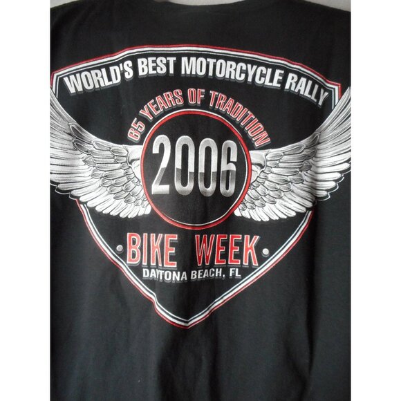 Bike Week Daytona Beach 2006 Double side T shirt - Picture 4 of 6